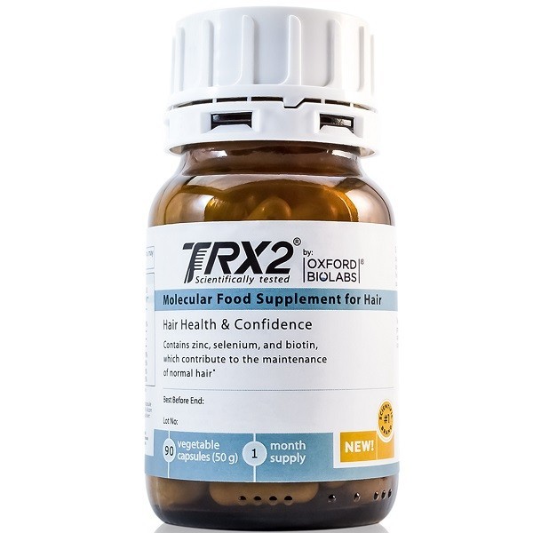 

Молекулярный комплекс Oxford Biolabs TRX2 Molecular Food Supplement for Hair против выпадения волос капсулы 50 г