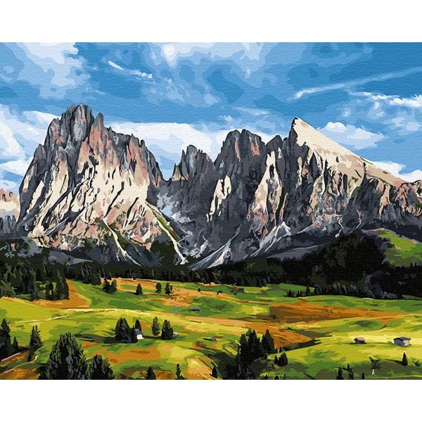 

Картина по номерам "Горы" BrushMe холст на подрамнике 40x50см GX27769