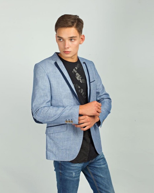 

Піджак Luisero blazer  синій,блакитний, Піджак Luisero blazer 48 синій,блакитний