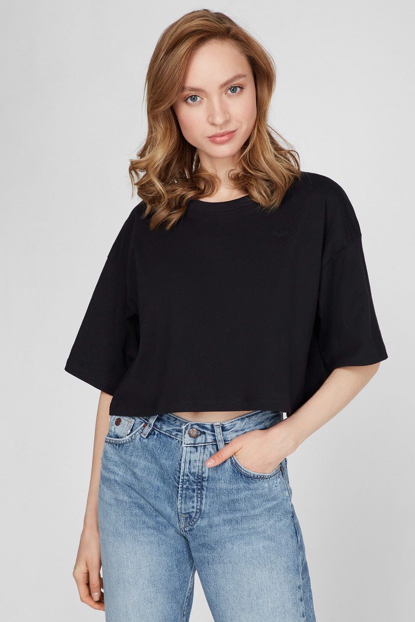 

Женская черная футболка MIRIAM Pepe Jeans XS PL504857