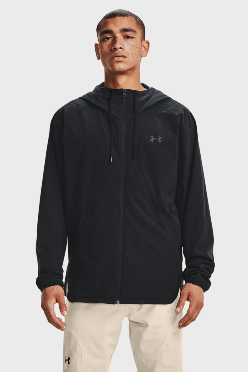 

Мужская черная ветровка UA WOVEN WINDBREAKER Under Armour S 1361612-001