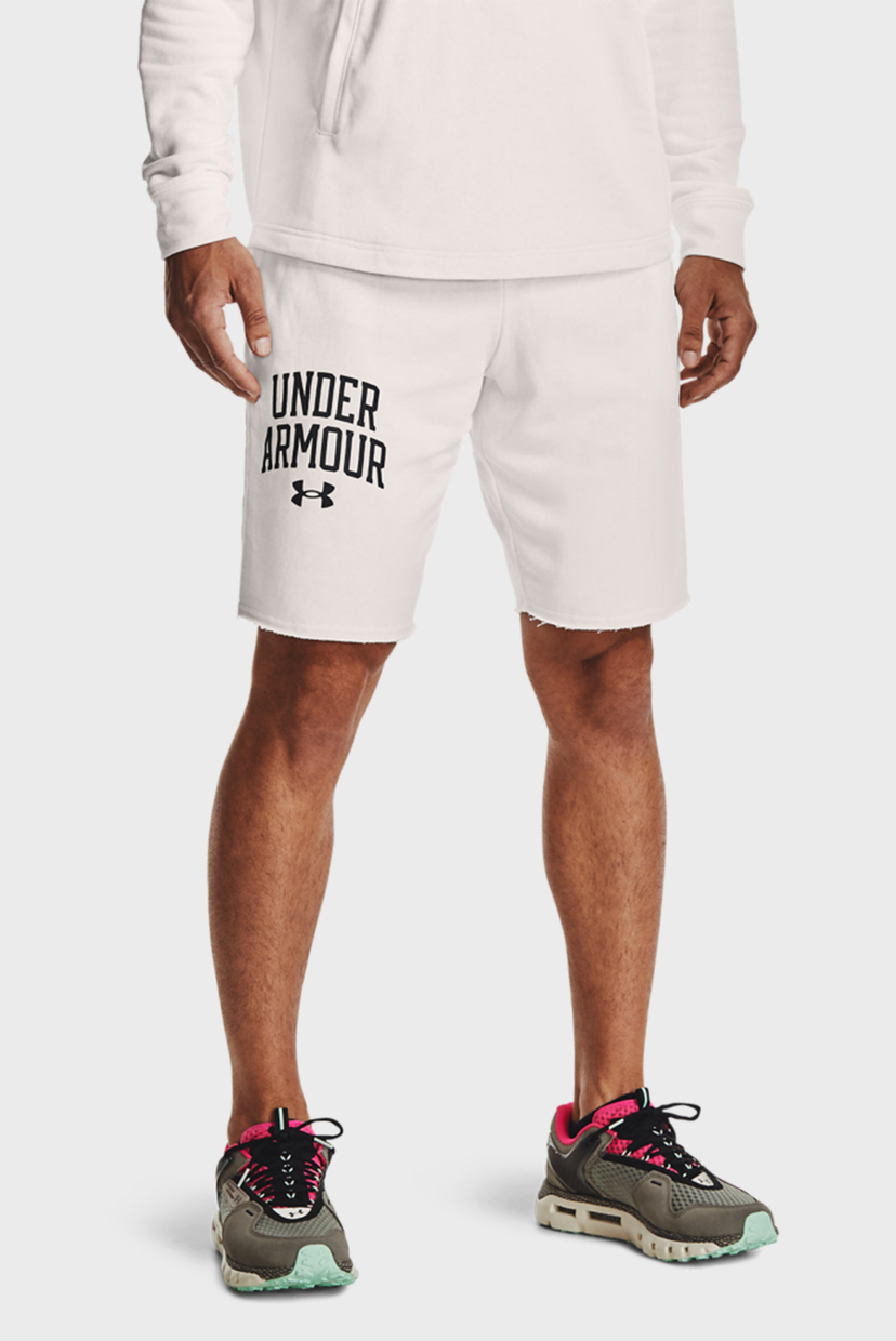 

Мужские белые шорты UA RIVAL TERRY CLLGT SHORT-WHT Under Armour XL 1361629-112