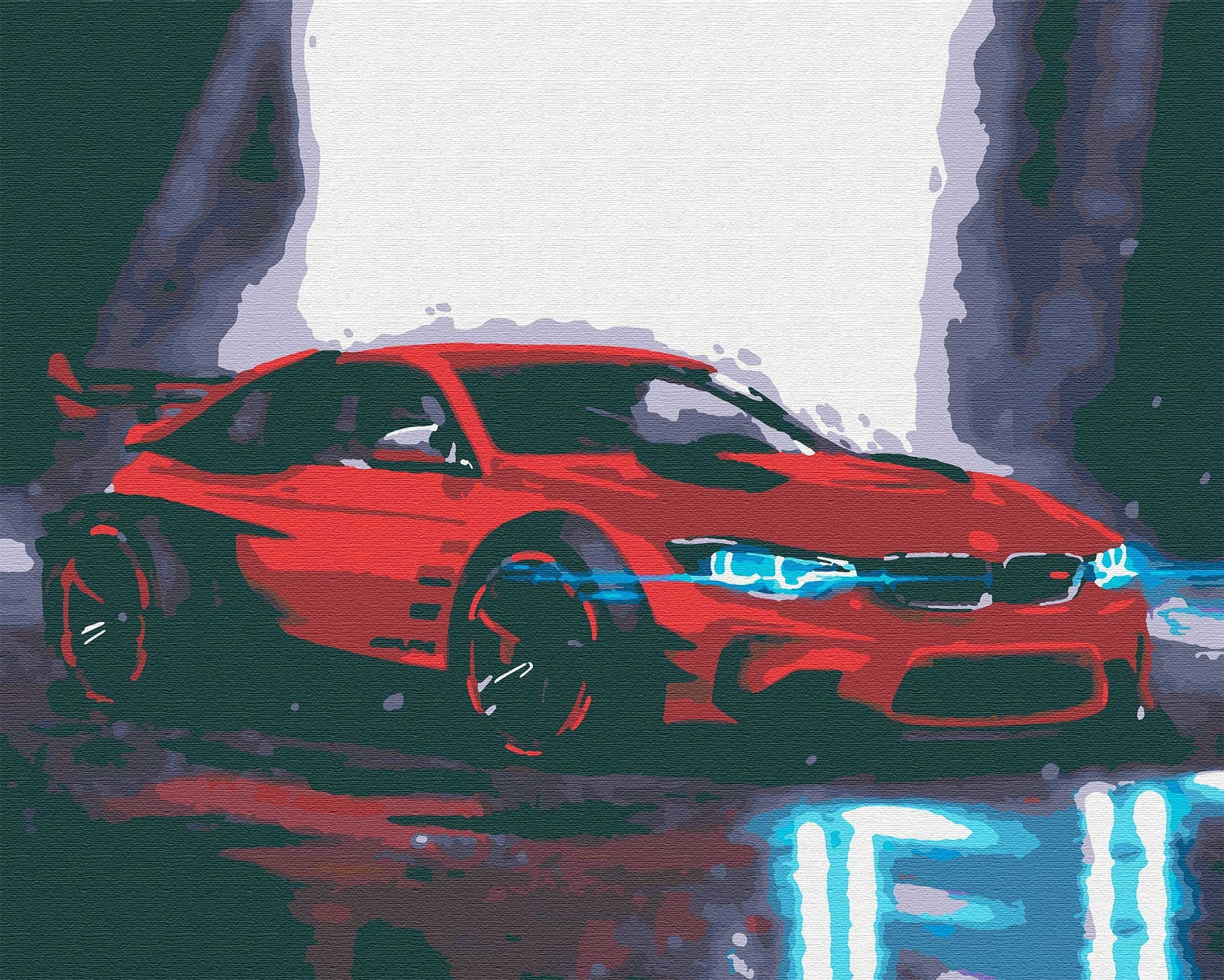 

Картина по номерам 40×50 см. Riviera Blanca ,Bmw