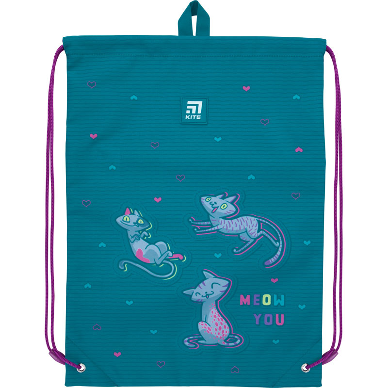 

Сумка для обуви Kite Education Adorable 46х33 см бирюзовая (K21-600M-13)