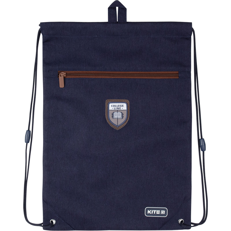 

Сумка для обуви Kite College line с карманом 46x33 см полиэстер темно-синий (K20-601M-4)