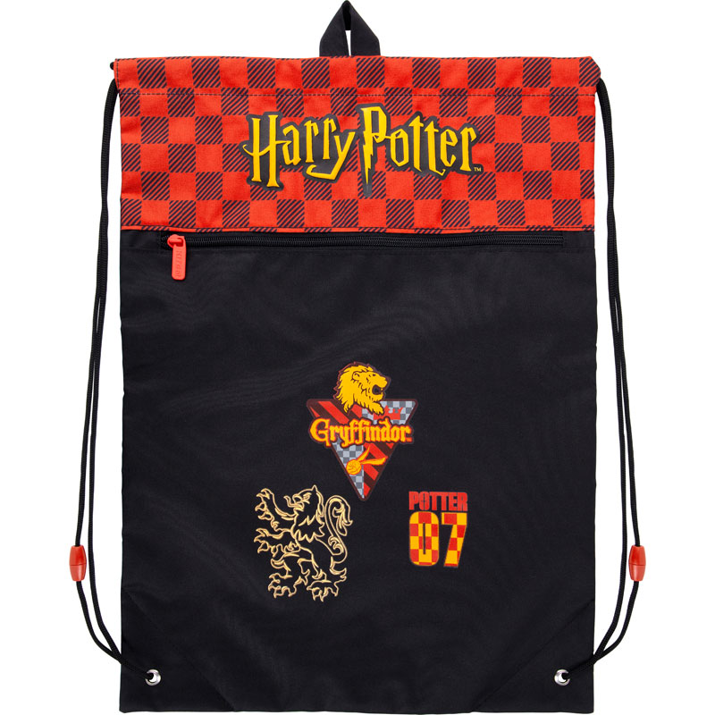 

Сумка для обуви Kite Education Harry Potter с карманом 49х36 см черная (HP21-601L)