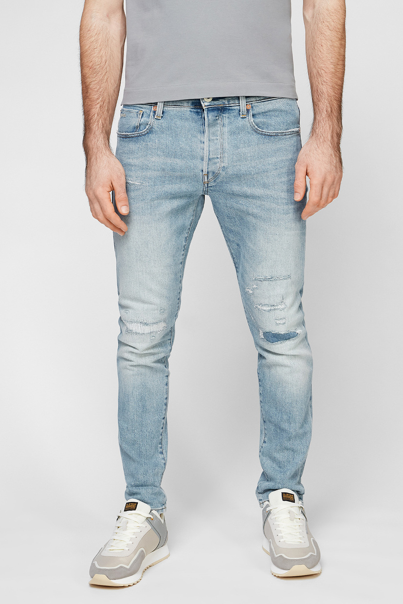 

Мужские голубые джинсы 3301 Slim Selvedge G-Star RAW  51014,B454, Мужские голубые джинсы 3301 Slim Selvedge G-Star RAW 38-34 51014,B454