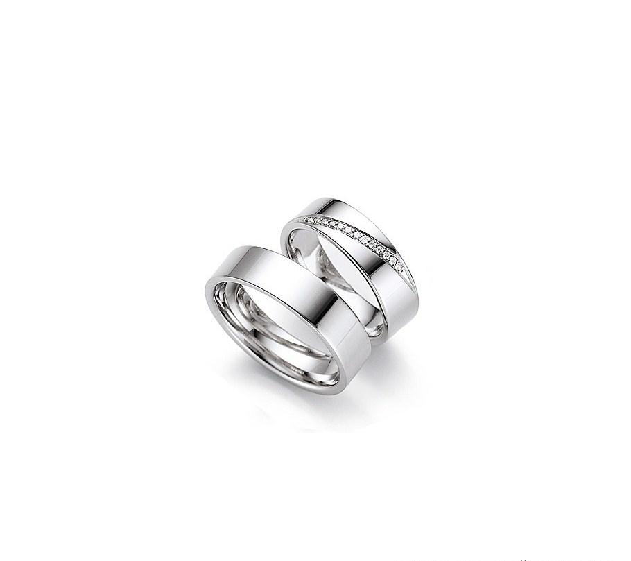 

Свадебные кольца с камушками Maxi Silver 3173 ZL, размер 16