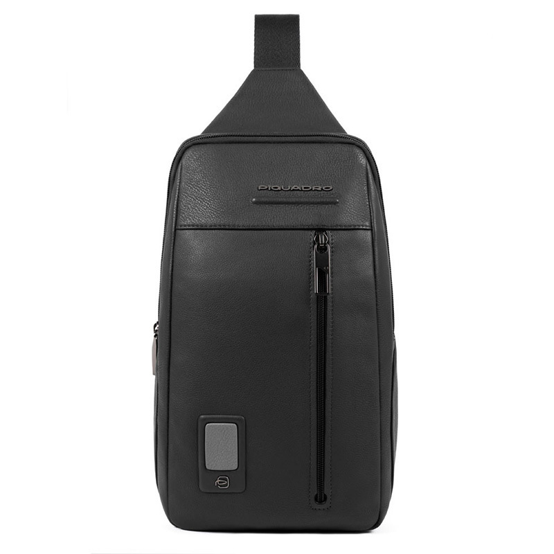

Монорюкзак Piquadro Akron Black с отд. д/iPad Mini