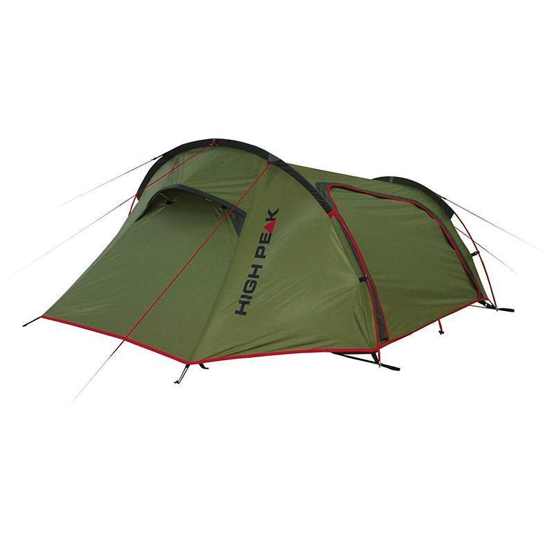 

Палатка двухместная High Peak Sparrow 2 Pesto/Red (925384)