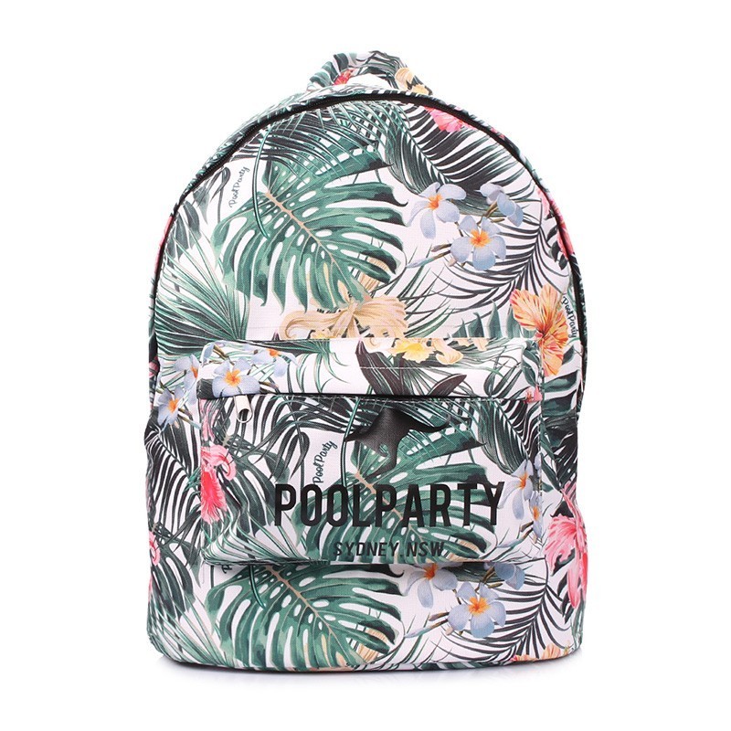 

Городской рюкзак Poolparty с тропическим принтом (backpack-oxford-tropic)