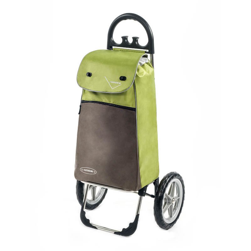 

Хозяйственная сумка-тележка Aurora Vienna 55 Green/Brown
