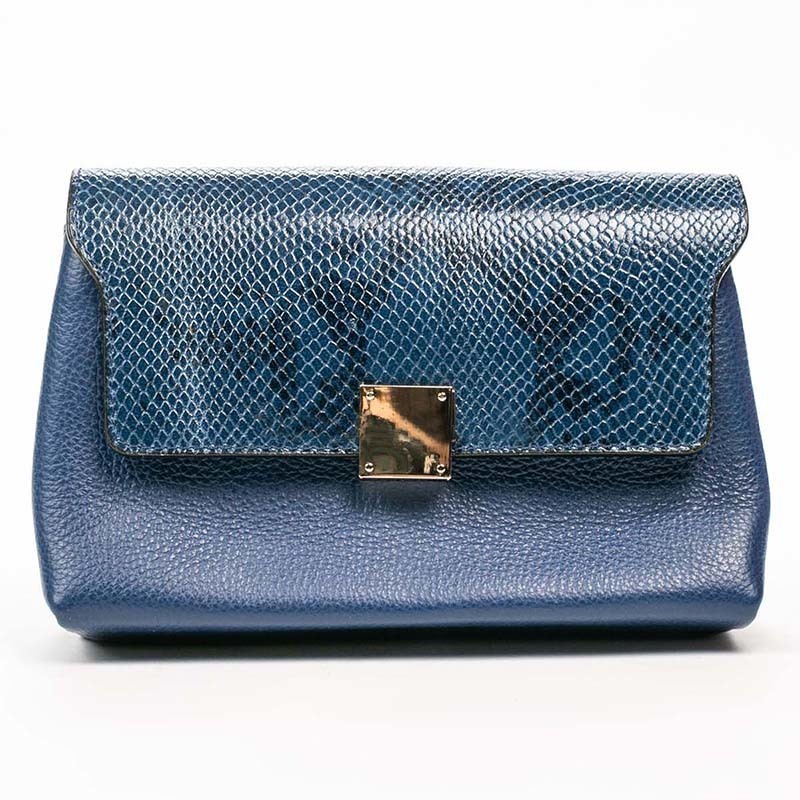 

Клатч кожаный Italian Bags Синий