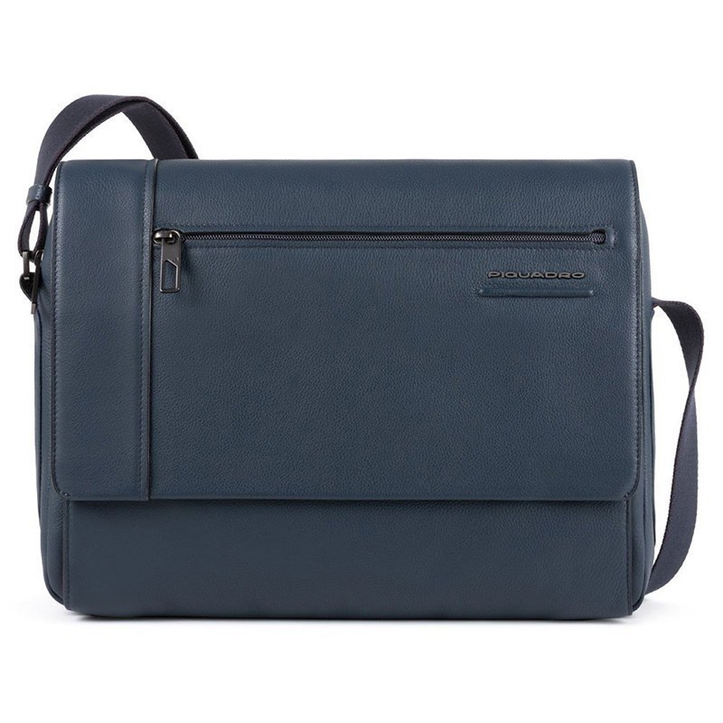 

Мужская сумка Piquadro Akron Blue с отд. д/ноут 14"/iPad