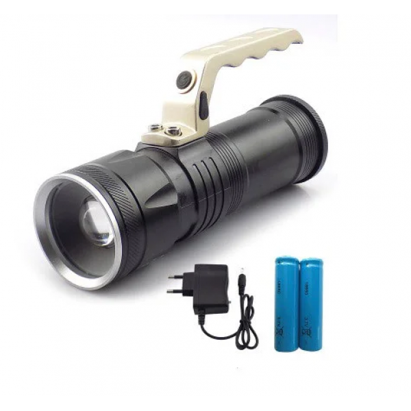 

Светодиодный Фонарик аккумуляторный Zoom BL-801-9 с фокусировкой и 5 режимами