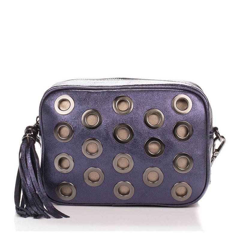 

Женская кожаная сумка-клатч Italian Bags Синий