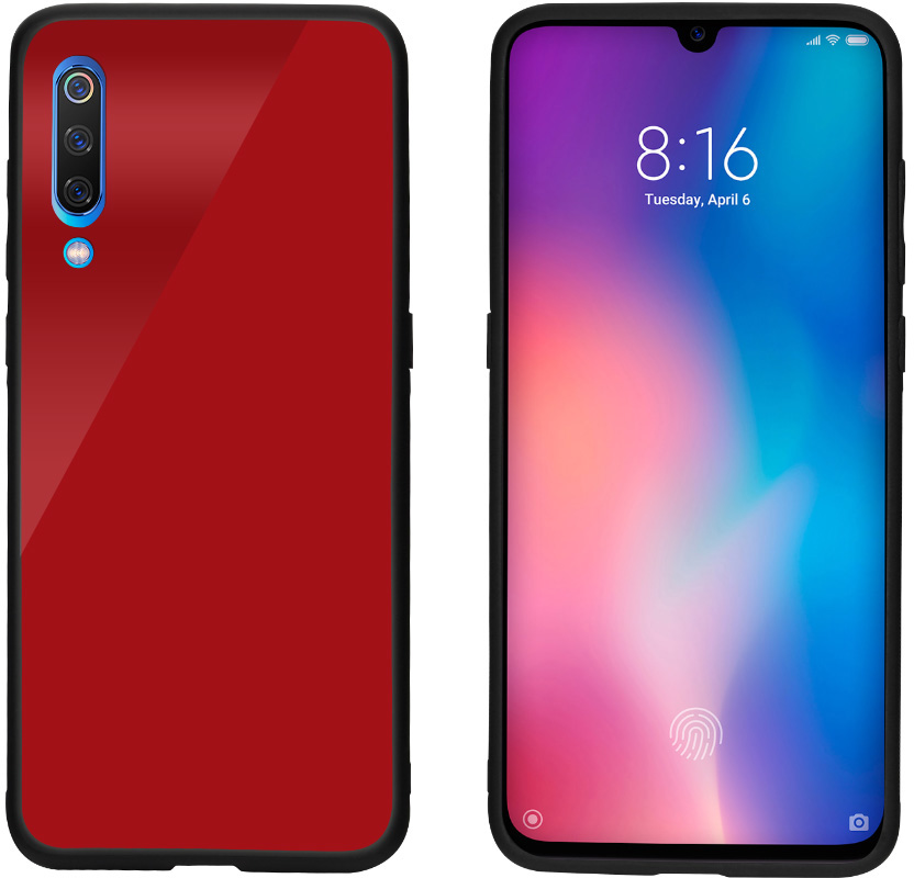 

Панель Intaleo Real Glass для Xiaomi Mi 9 SE Red
