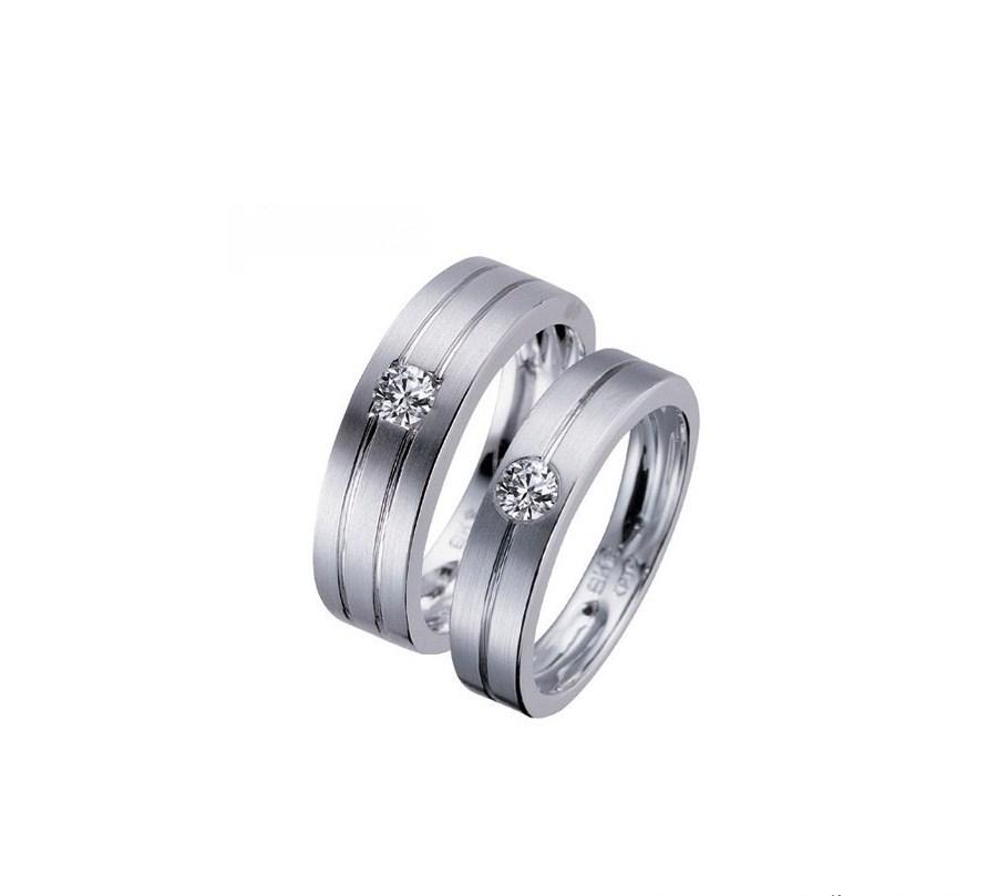 

Обручальные кольца под бриллиант Maxi Silver 3156 ZL, размер 20.5
