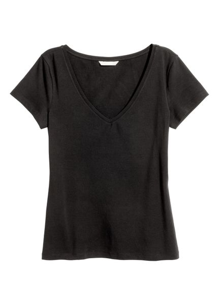 

Футболка H&M S Черная (1084-157)