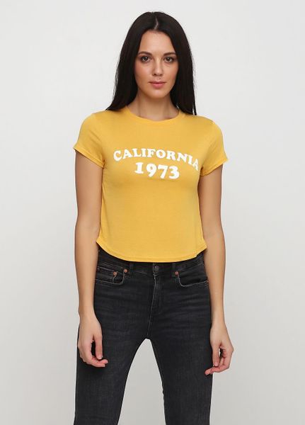 

Футболка H&M XS Желтая (1082-751)