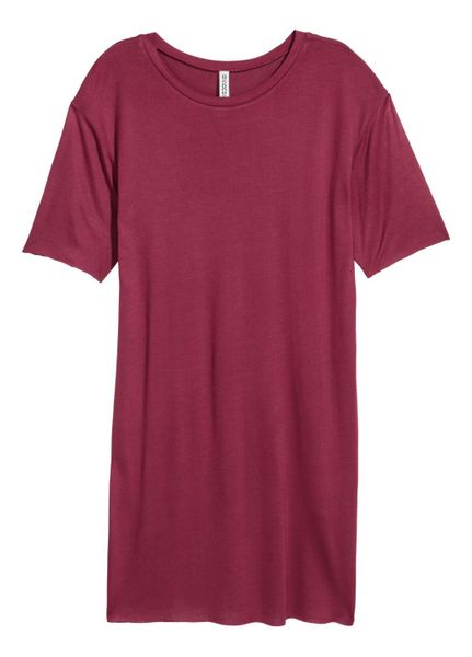 

Футболка H&M XS Бордовая (1099-586)