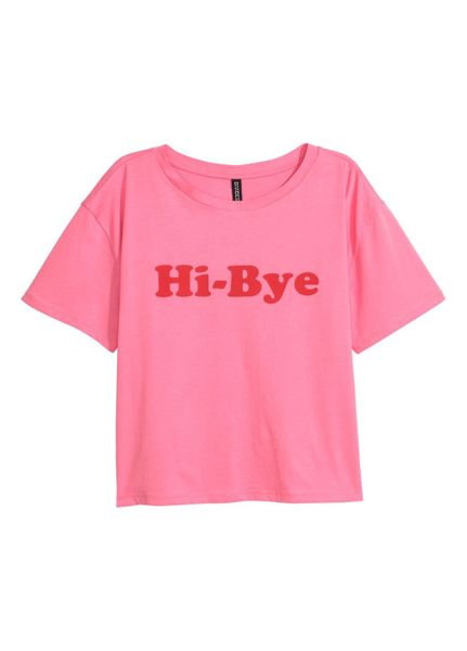 

Футболка H&M S Розовая (1080-867)