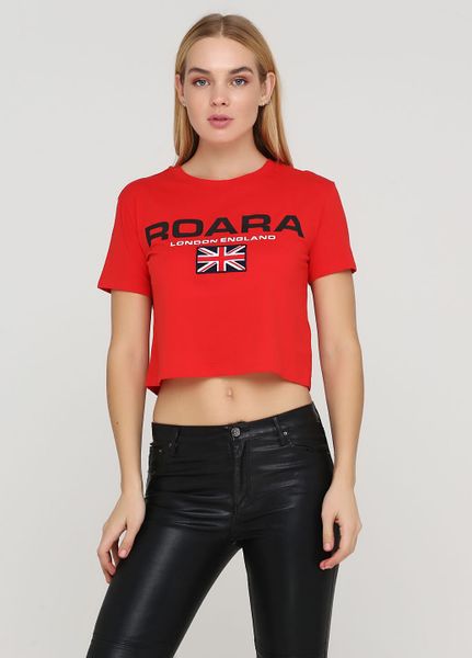 

Футболка H&M L Красная (1096-665)