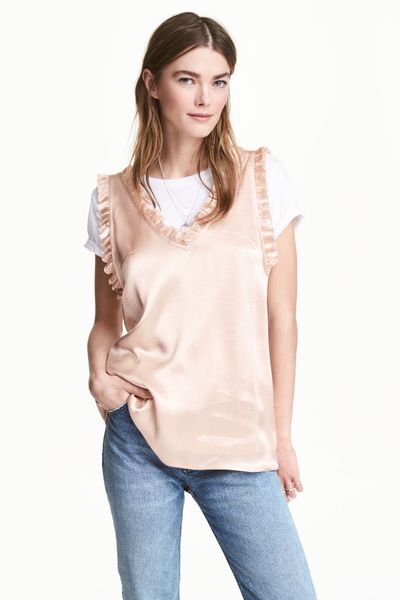 

Майка H&M 38 Пудровая (1088-057)