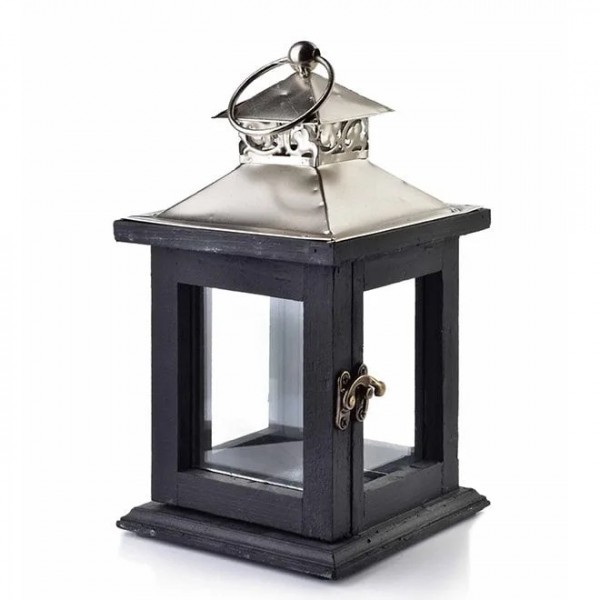 

Подсвечник Flora 35263 фонарь деревянный Levi Silver