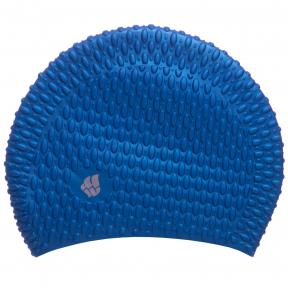 

Шапочка для плавания MadWave Bubble M053906 Синий (SKL024253)