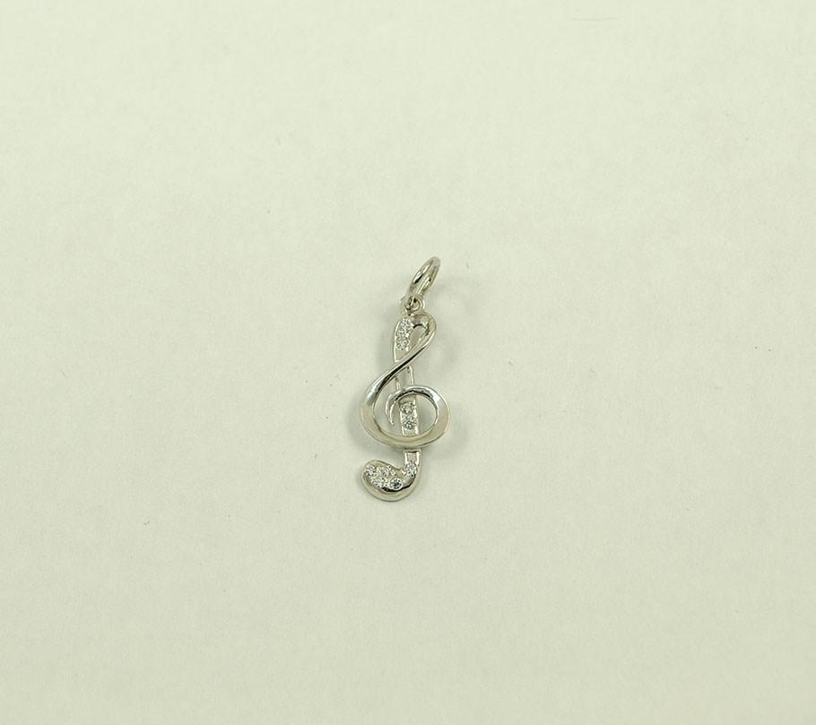 

Кулон скрипичный ключ Maxi Silver 8711
