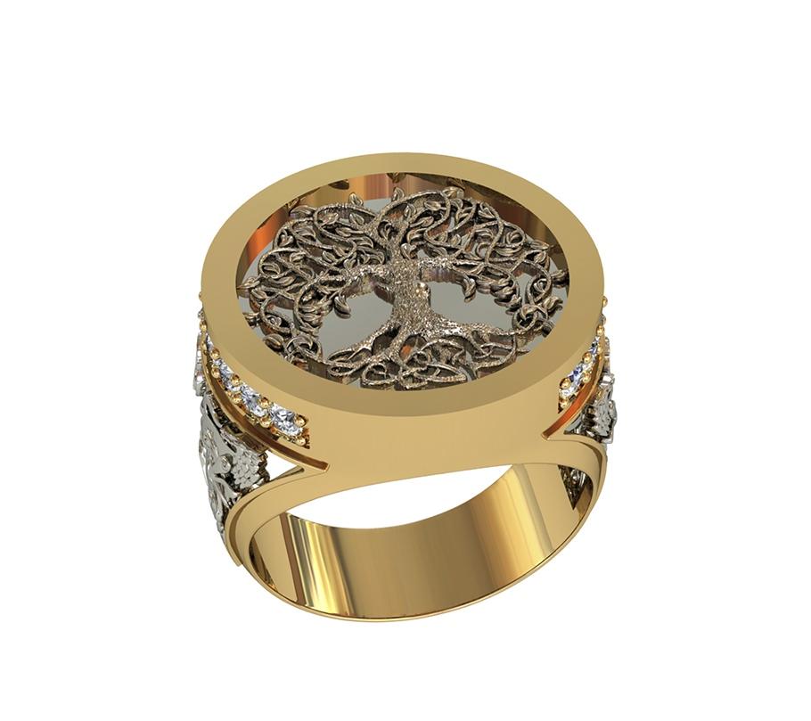 

Кольцо дерево жизни Maxi Silver 8577 ZL, размер 18.5