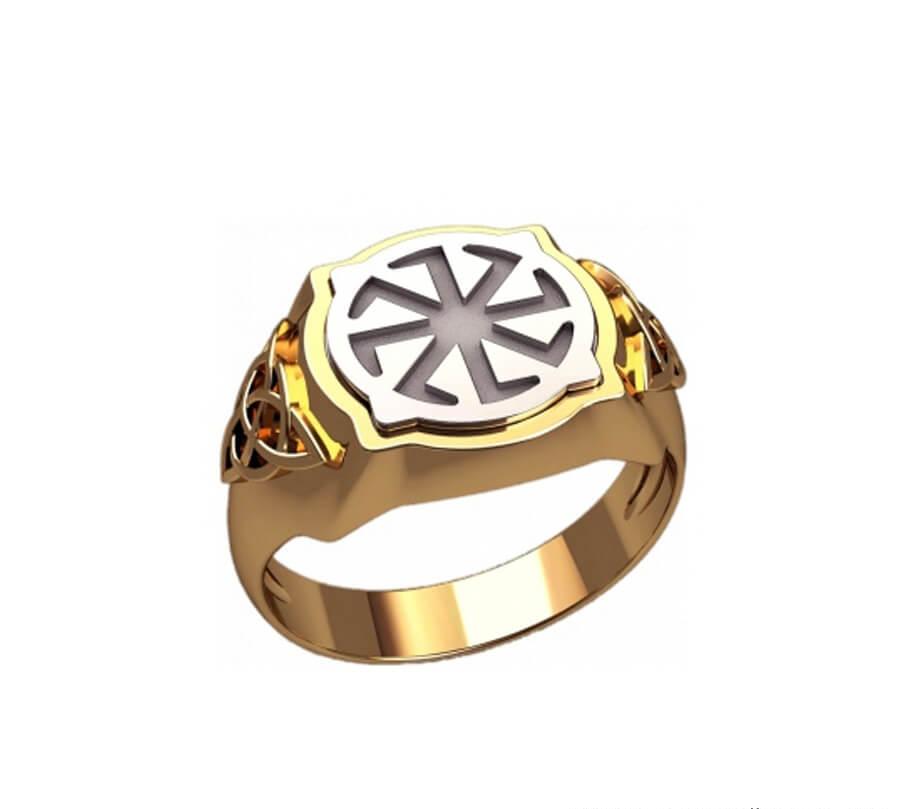 

Колечко оберег колядник Maxi Silver 6522 ZL, размер 18.5
