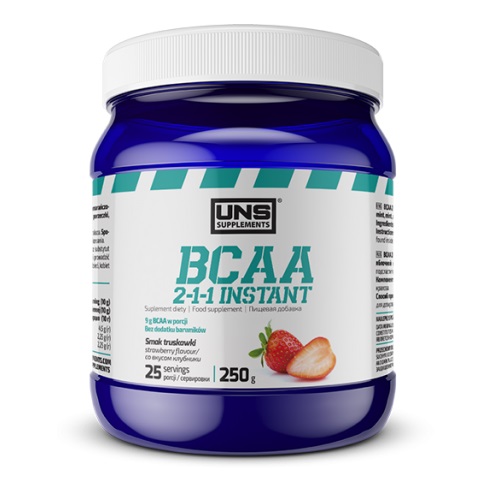 

Аминокислота UNS BCAA 2-1-1 Instant 250 г Клубника (2264f16)