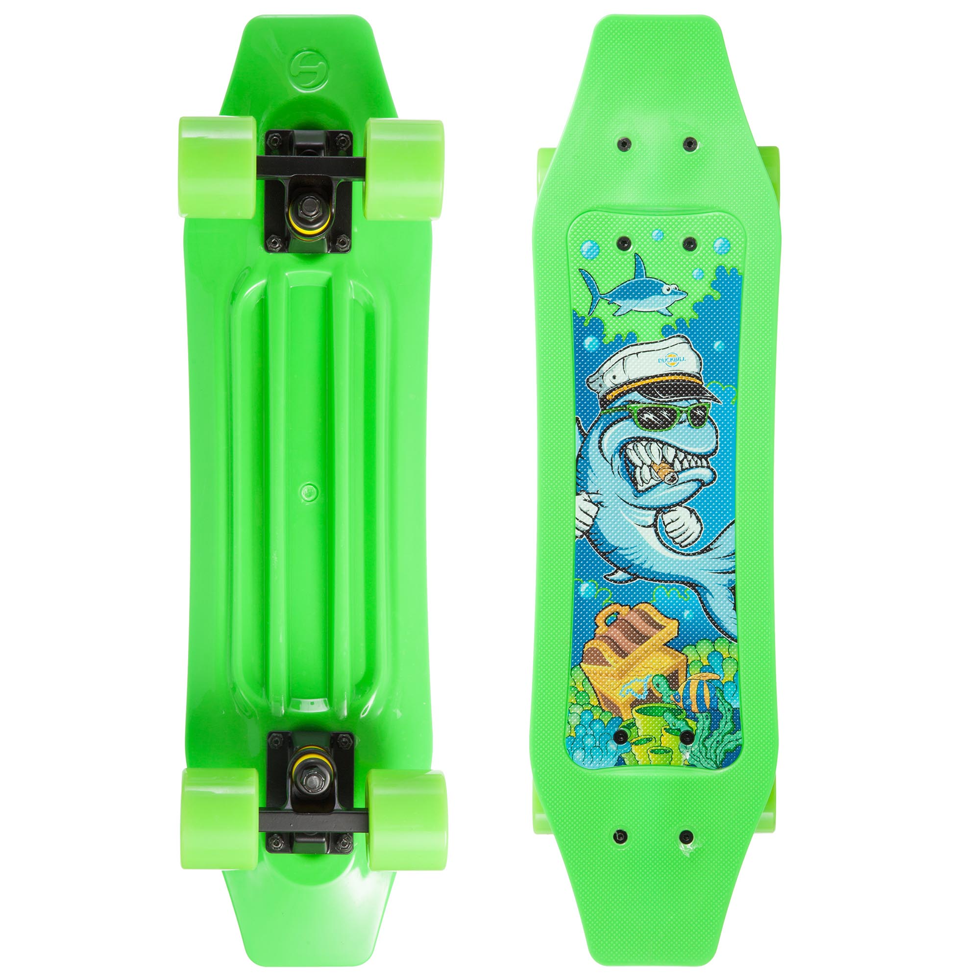 

Скейтборд пластиковый FISH Duckbill 23in SK-418-7 SHARK