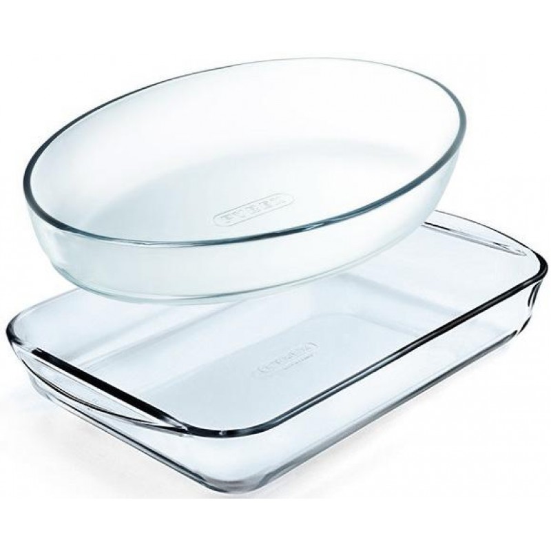 

Набор 2 формы для выпечки Pyrex Essentials 30х21см, 35х23см