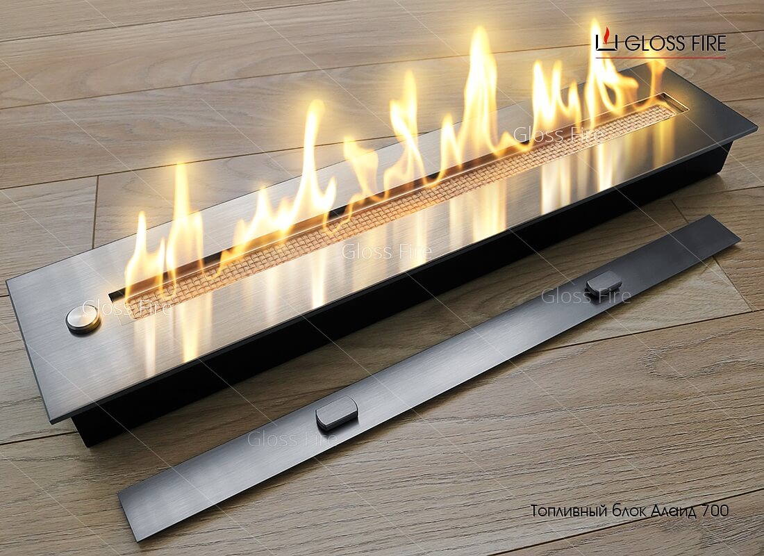 

Топливный блок Gloss Fire Алаид Style 700 серый