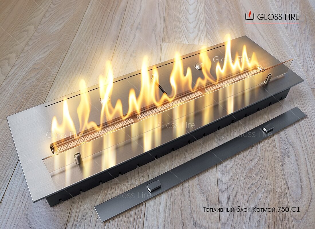 

Топливный блок Gloss Fire Катмай C1-50 серый