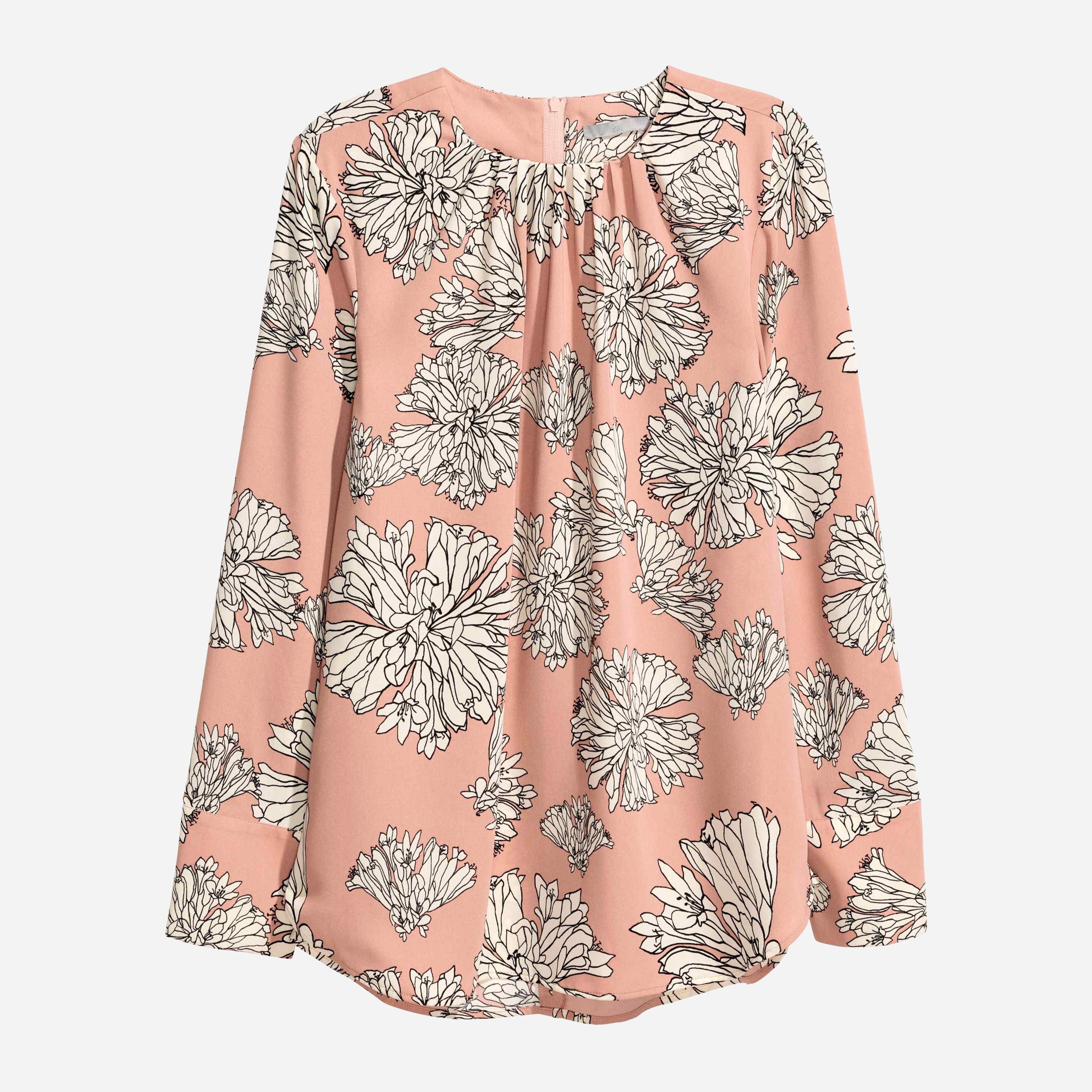 

Блузка H&M 4920865-AAZE S Бежевая с белым