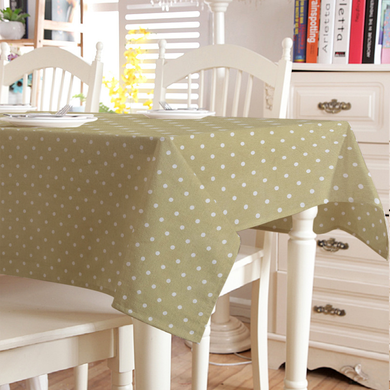 

Скатерть в горошек Time Textile Sevilla Beige Бежевый TT131201 140x240