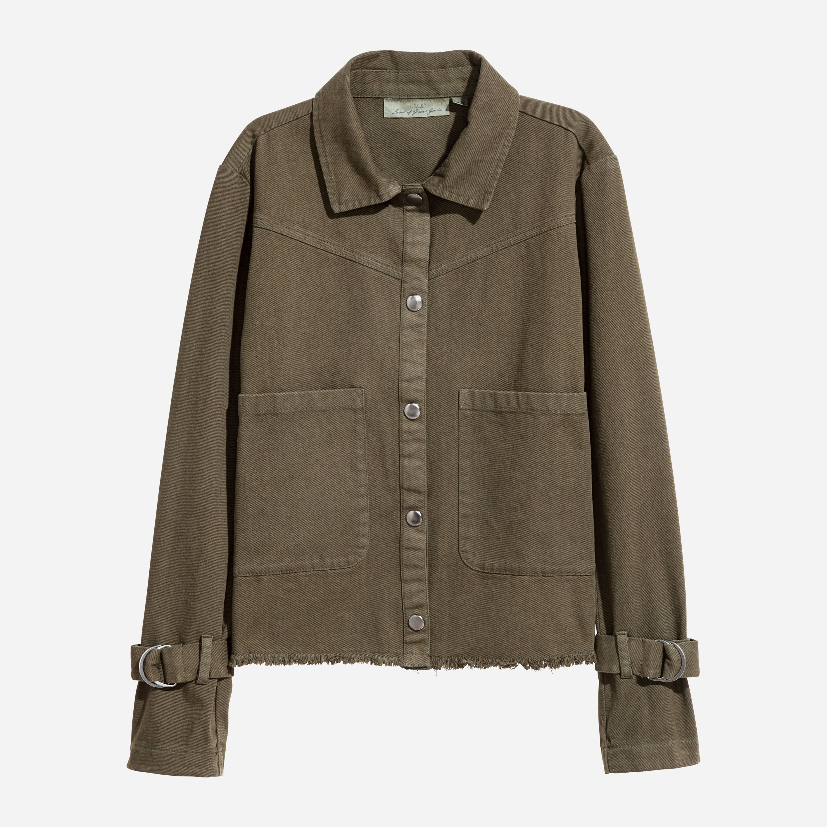 

Ветровка H&M 5375536-ABTE 36 Болотная