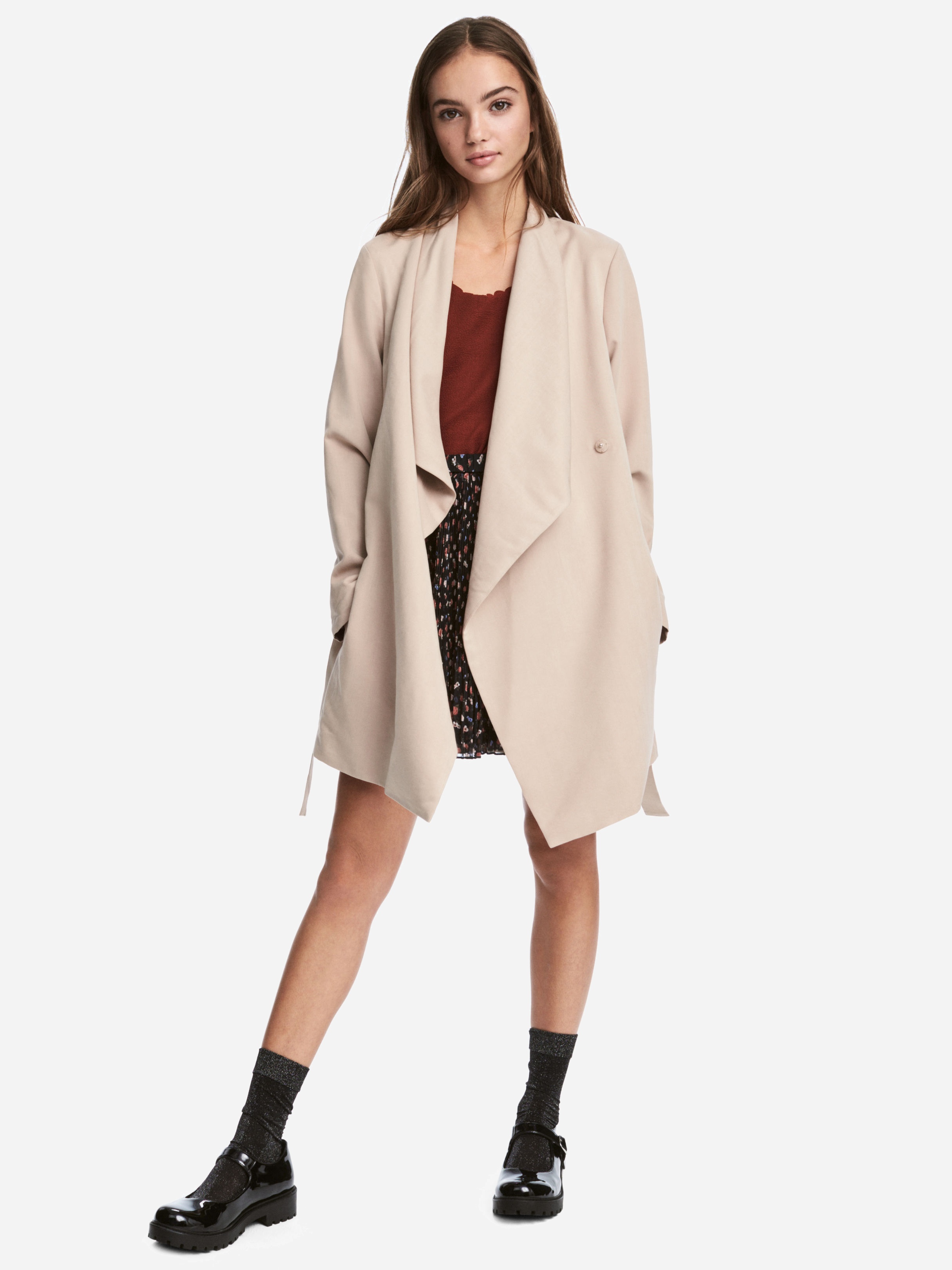 

Плащ H&M 3206864-ACTQ 32 Бежевый