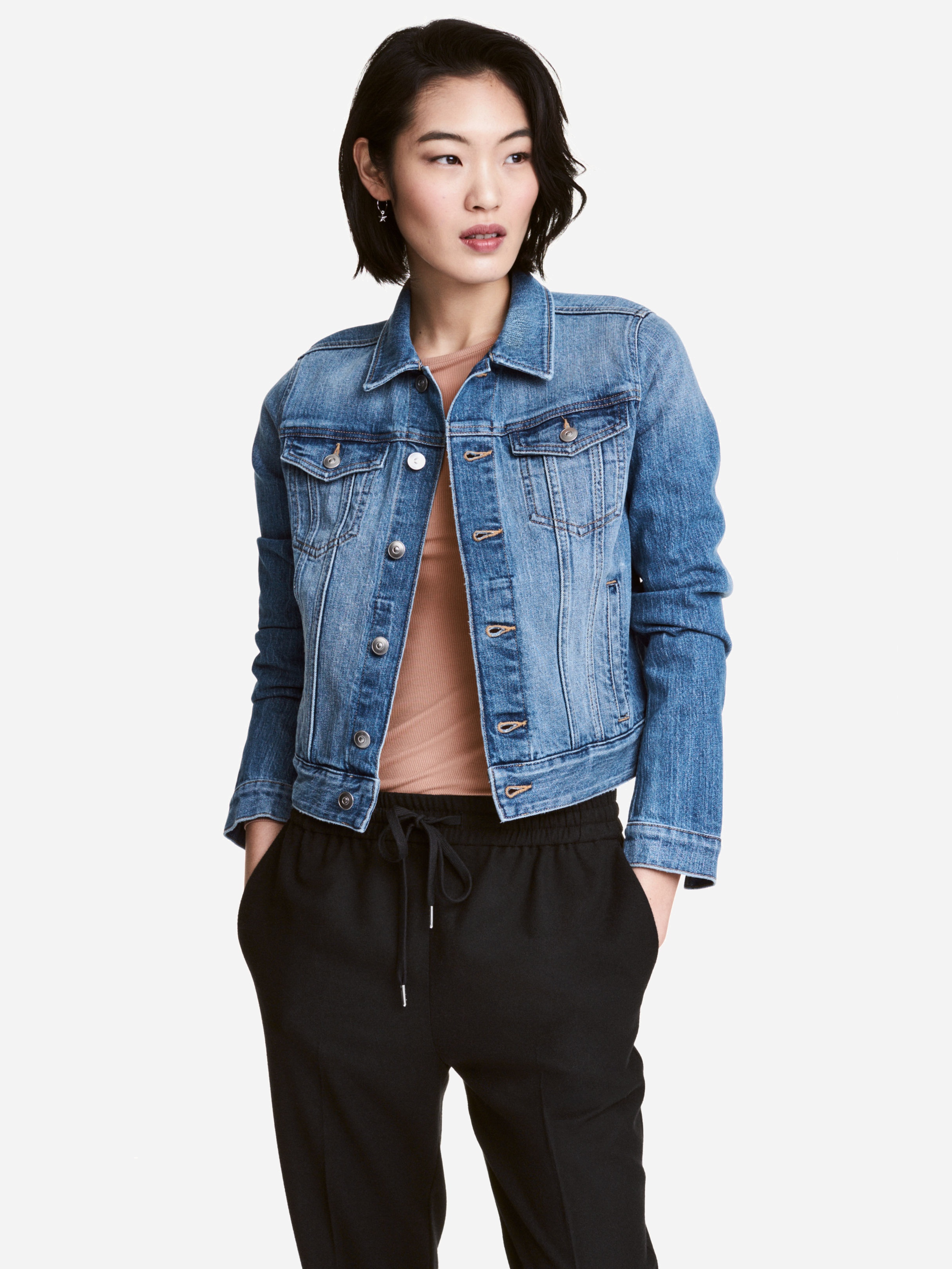 

Джинсовая куртка H&M 4347735-ACXD 32 Синяя