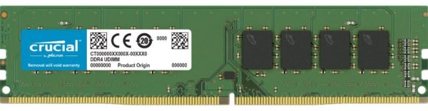 

Пам'ять DDR4 RAM 8GB Crucial 2666MHz PC4-21300 (CT8G4DFRA266)