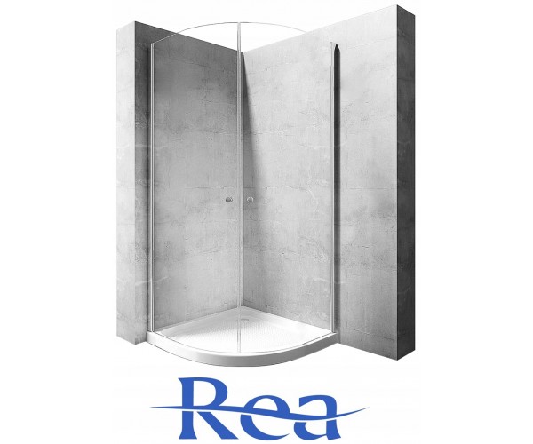 

Душова кабіна Rea ROUND SPACE 90X90 CORNER Хром REA-K9999