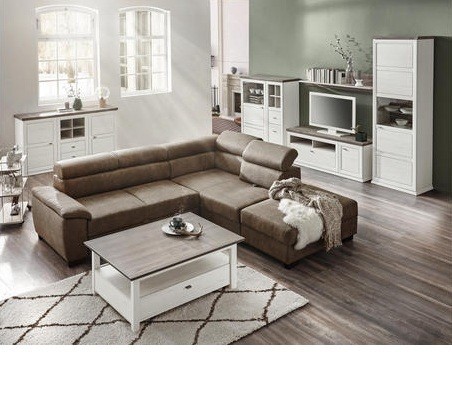 

Диван угловой PROGRESS sofas&beds Клео правый 263х225 см Светло-коричневый