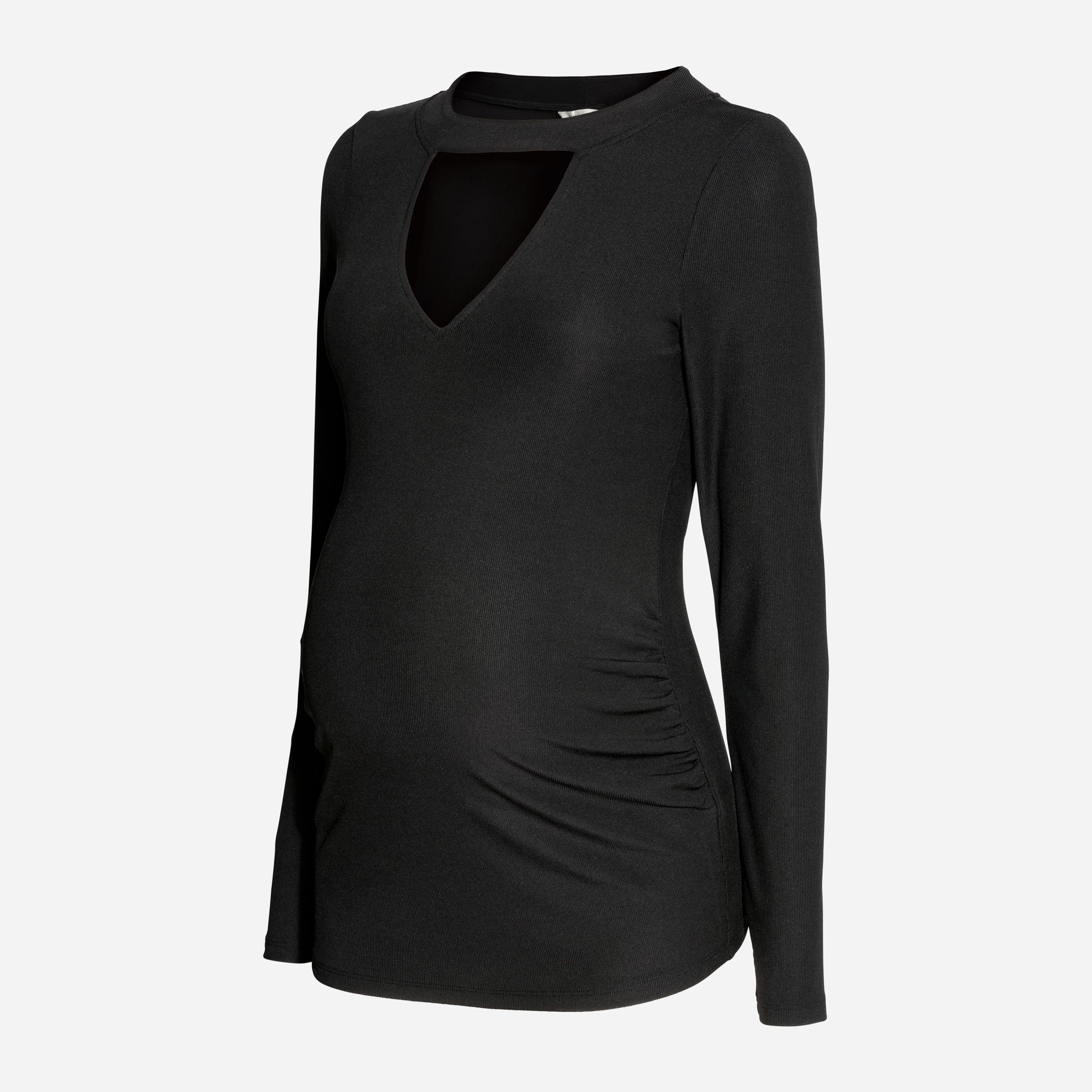 

Лонгслив для беременных H&M 5801316-AAAD S Черный
