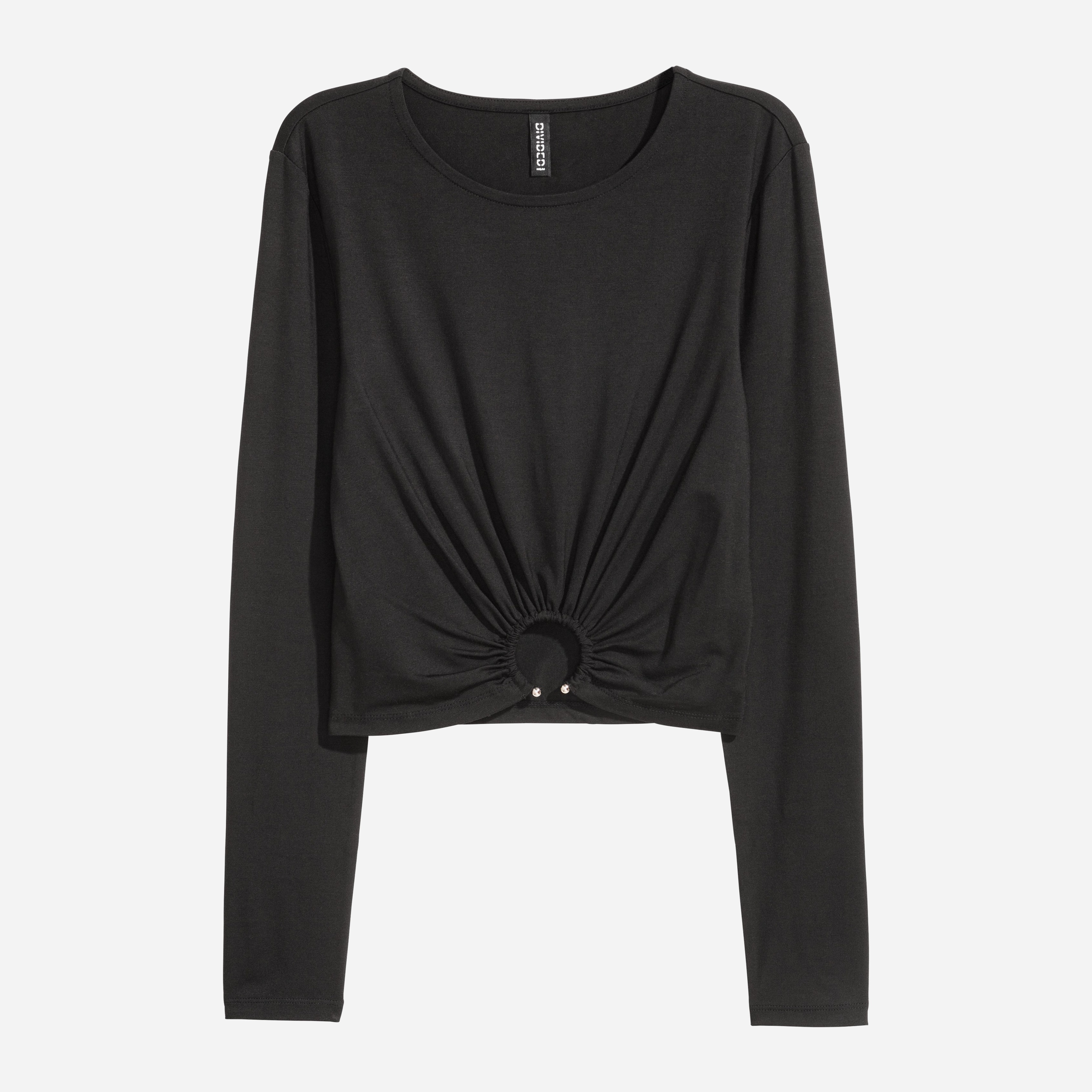 

Лонгслив H&M 5854056-AAAD M Черный