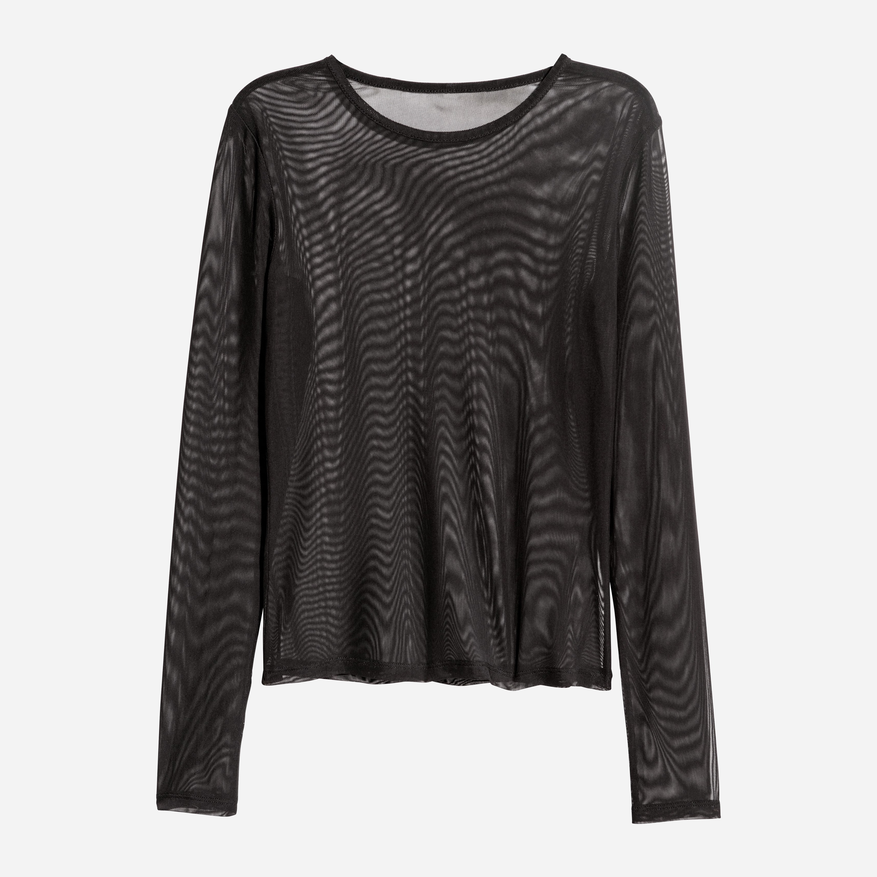 

Лонгслив H&M 5275856-AAAD M Черный