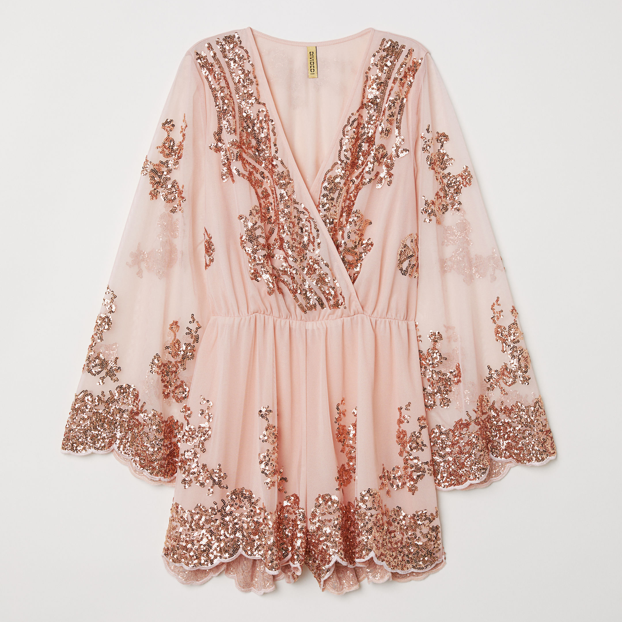 

Комбинезон H&M 6196267-ABPR 32 Розовый с золотистым